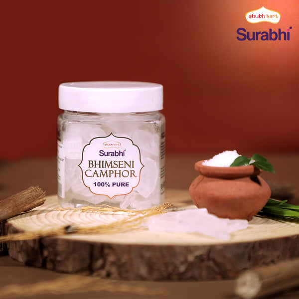 Surabhi Bhimseni Camphor Container_ 50 Gm – Shubhkart