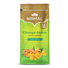 Nirmal Champa Amber Premium Zipper Agarbatti 150 gm