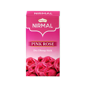 Nirmal Pink Rose Dry Dhoop Sticks